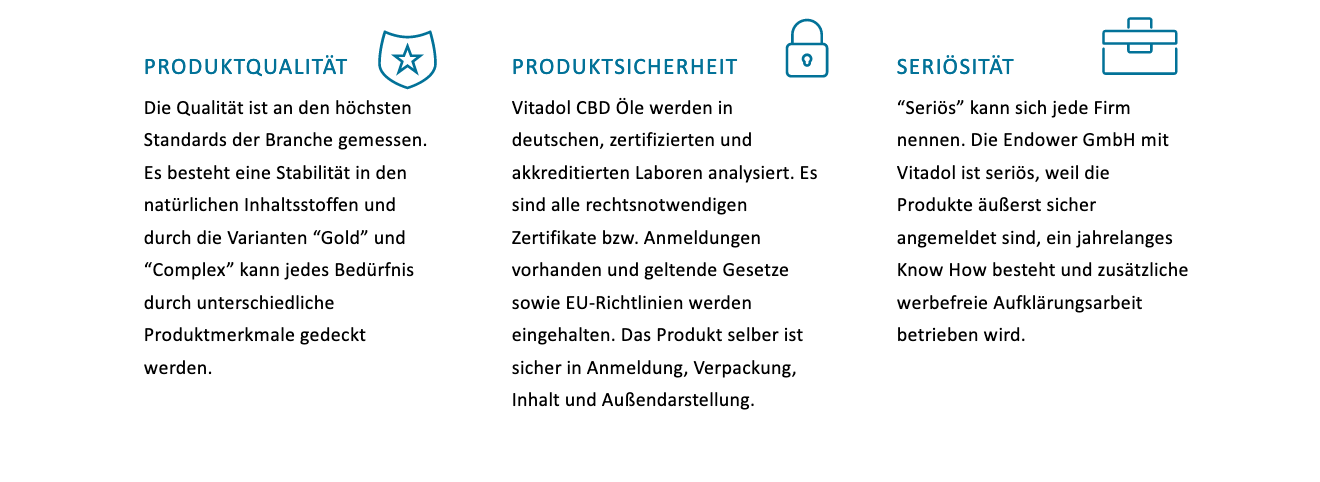 CBD Öl Vitadol Vorteile CBD Öl Vitadol Vorteile
