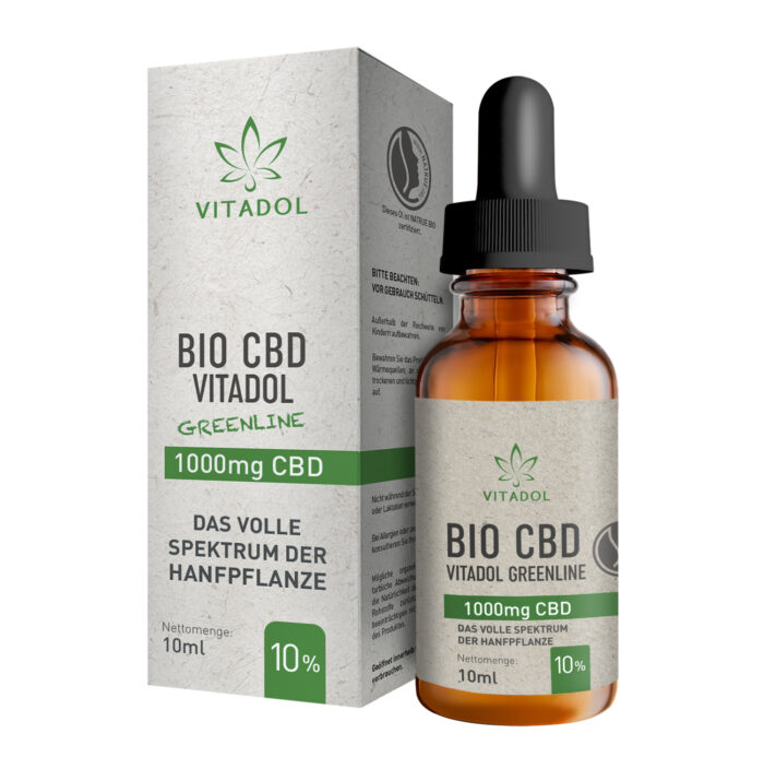 Vitadol Greenline 10% CBD Öl Tropfen