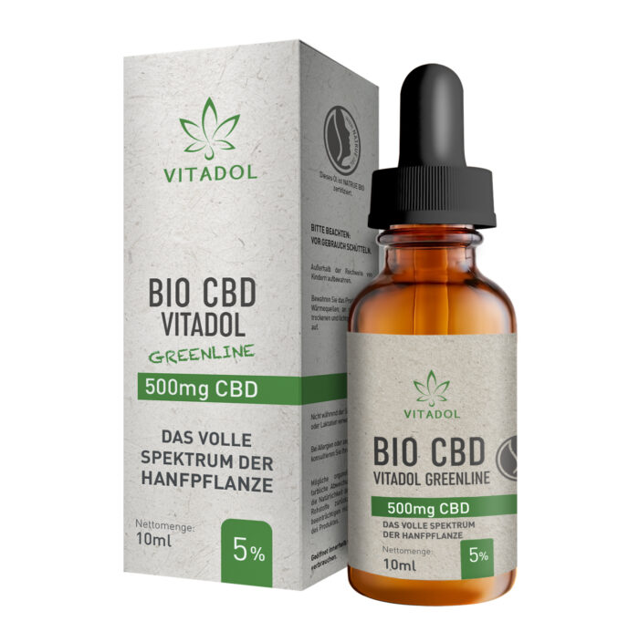 Vitadol Greenline 5% CBD Öl Tropfen